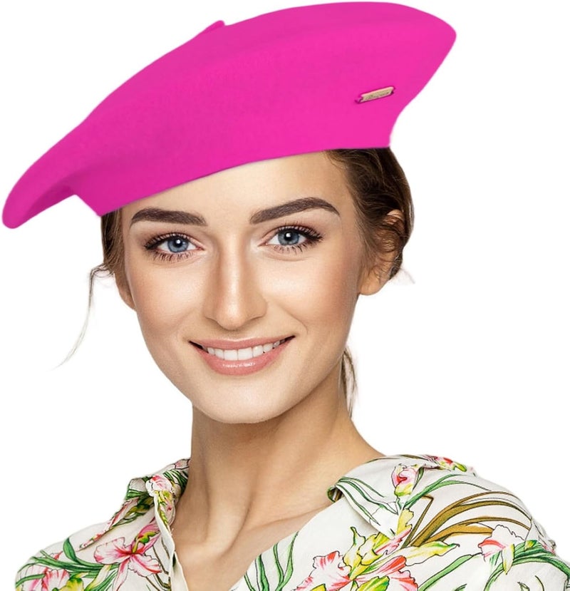 recapitula Satin Lining Classic Wool Beret Hats for Women Man Painter hat French Beret for Man Woman Warm Winte. - Image 1